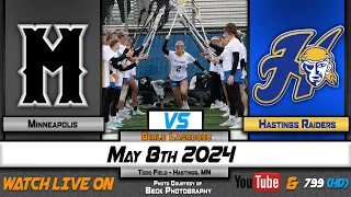 HCTV SPORTS: Hastings Girls Lacrosse vs Minneapolis | 5.8.24