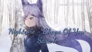 ▪NIGHTCORE▪ - Shape Of You (French Version)