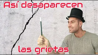 COMO REPARAR  GRIETAS EN LA FACHADAS.  How to Repair wall !!!