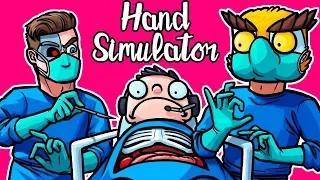 😷 Hand Simulator Смешные моменты (перевод) - НОГЛА ЛЕГ НА ОПЕРАЦИЮ (Vanoss)