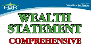 WEALTH STATEMENT COMPREHENSIVE WORKING