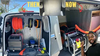 How I Set up My Mobile Detailing Equipments | Ford Transit Connect XLT