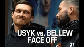USYK vs. BELLEW. FACE OFF after press conference. Усик-  Белью. Глаза в глаза.