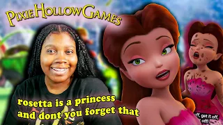 The PIXIE HOLLOW GAMES : ROSETTA being the sassy icon she is (reaction)