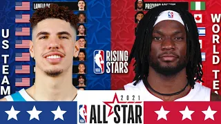 NBA Rising Stars 2021 Roster - NBA All Star 2021 Team USA vs Team World