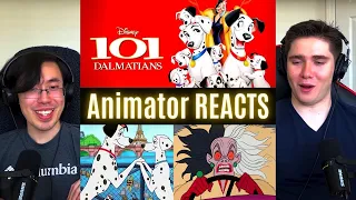 REACTING to *101 Dalmations (1961)* THIS IS SCARY!!! (First Time Watching) Animator Reacts