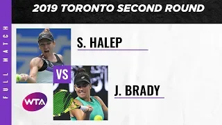 Simona Halep vs. Jennifer Brady | Full Match | 2019 Rogers Cup Second Round