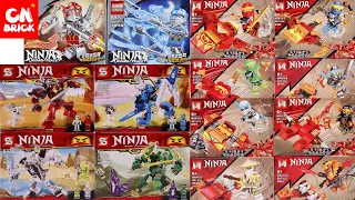 Unoffical Lego Collection 2022 Ninjago Minifigure sets 8 in 1 Vol 1 Unofficial Lego Speed Build