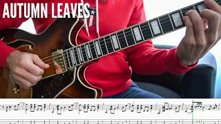 Autumn leaves easy guitar lesson with TAB