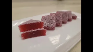 Raspberry Pate de Fruit