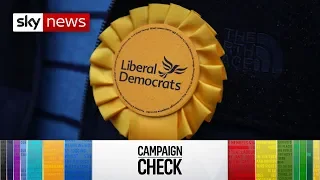 Campaign Check: Lib Dem manifesto