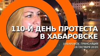 Протест против ареста Сергея Фургала. 110-й день. Хабаровск