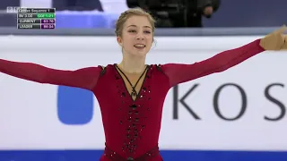 Olga Mikutina | Free Skate | Figure Skating World Championships 2021 | BBC English Commentary