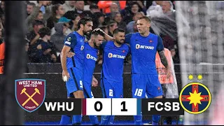 FCSB - WEST HAM 0-3 | Rezumat Conference League!