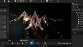 Creature caught on camera. all created in Unreal Engine 5