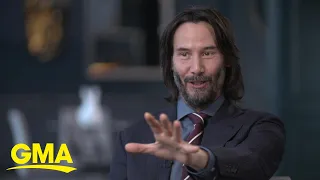 Keanu Reeves talks returning to his iconic role in new 'Matrix' film l GMA