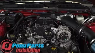 Mustang Roush Supercharger Kit Phase 1 475HP Manual Transmission 4.6L 2005-2009 Installation