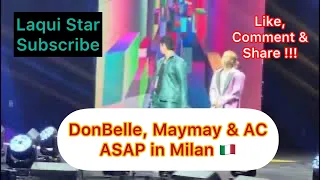 DonBelle, Maymay Entrata & AC Bonifacio! Asap in Milan! #asapinmilan #milan #italy #asap #pinoy