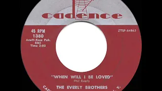 1960 HITS ARCHIVE: When Will I Be Loved - Everly Brothers