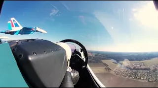 Полет на Су‑30СМ в 360°