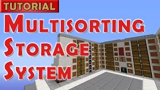 Minecraft Tutorial: Automated Storage System with Multi-Item Sorting