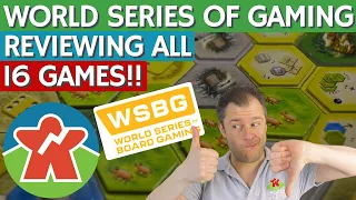 World Series of Board Gaming - Reviewing 16 Games Of The Tournament!