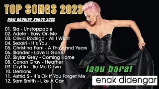 Lagu Barat Slow Enak Didengar [SPOTIFY PLAYLIST 2023] | Adele, Sia - Unstoppable, Easy On Me