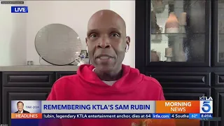 Legendary Los Angeles radio host Big Boy honors the legacy of KTLA entertainment anchor Sam Rubin