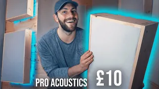 Pro Acoustic Panels DIY how to make Cheap! + Acoustic Treatment Basics for a Pro or Home Studio