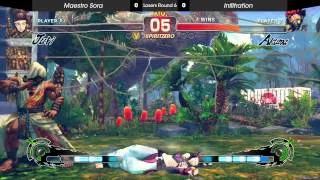 Losers R6 - Maestro Sora(Juri) vs Infiltration(Akuma)