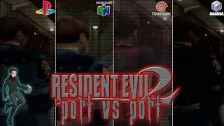 Resident Evil 2 Comparison | PS1 vs N64 vs Dreamcast vs Gamecube | Port vs Port