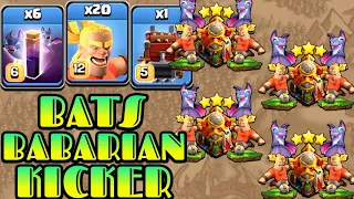 Powerful Barbarian Kicker Attack Strategy With Bat Spell!! Th16 Attack Strategy - Clash of Clans