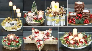 10 Diy Christmas Candleholder Centerpiece with Pincones 2023