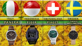 "From Switzerland to Japan :⏰🌎 Unique Wrist Watches Across Different Countries"