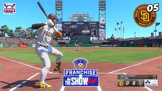 MLB The Show 24 San Diego Padres vs San Francisco Giants - Franchise Mode # 5 - Gameplay PS5 HD