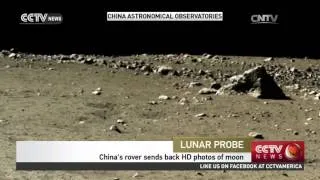 China's rover sends back HD photos of moon