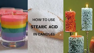 How to Use Steric Acid in candles/ Get Shine / मोमबत्तियों में स्टीयरिक एसिड का उपयोग कैसे करें I