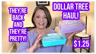 DOLLAR TREE HAUL | THEY’RE BACK | $1.25 | FABULOUS FINDS | THE DT NEVER DISAPPOINTS 😁