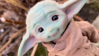 “Baby Yoda” The Child - About My Art Dolls