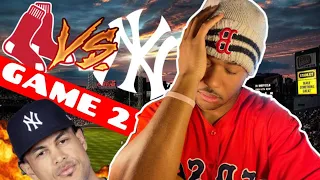 RED SOX vs YANKEES GAME 2 REACTION [RAGE]