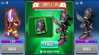 Sonic Forces - Max Sir Lancelot vs Max Darkspine Sonic - New Free Cards for Lancelot Shadow Gameplay