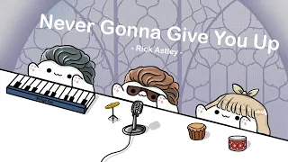 Rick Astley - Never Gonna Give You Up (cover by Bongo Cat) 🎧