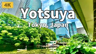 [4K] Yotsuya/Kojimachi, Scenic Greenery in the Heart of the Political District | JAPAN Walking Tour