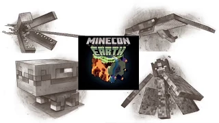 MINECON EARTH ALL THE MOB CHARACTERISTICS!!!