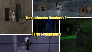 Spooky's Jumpscare Mansion HDR | Chase Pool Challenge #21 | Three Monster Combos Edition V2 (Harder)