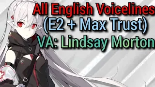 All Warfarin English Voicelines (E2 + Max Trust) | Arknights