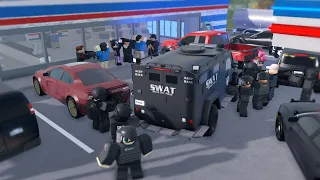 Hostage situation - Workers BARRICADED in the back! | Liberty County Roleplay (Roblox)