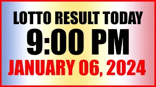 Lotto Result Today 9pm Draw January 6, 2024 Swertres Ez2 Pcso