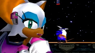 Big the Cat in Sonic Adventure 2 cutscene - Rouge and Knuckles cutscene