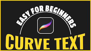 How To Curve Text In Procreate - Procreate Tutorial For Beginners